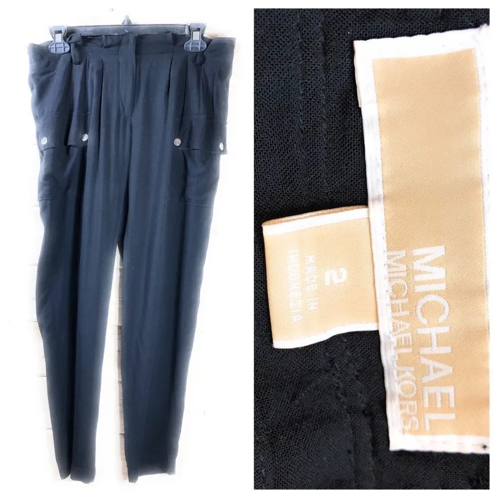MICHAEL Michael Kors Pants With‎ Belt - Picture 2 of 8